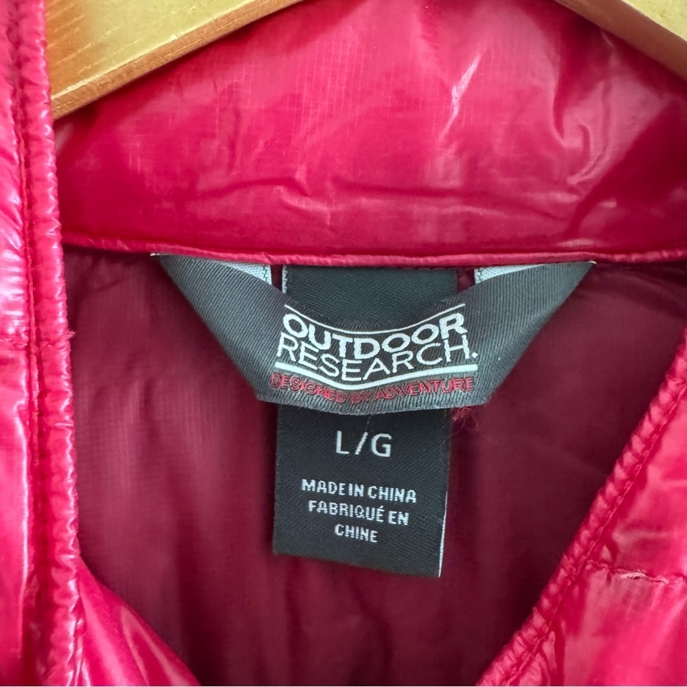 Outdoor Research Pink Pertex Quantum GL Quilted Puffer Down Jacket Large - Picture 8 of 10